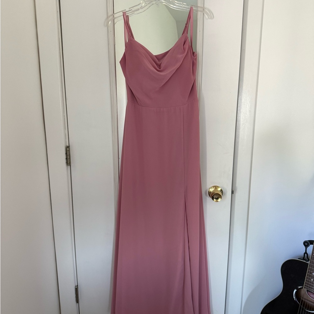 Elegant Pink Evening Gown/Bridesmaid Dress